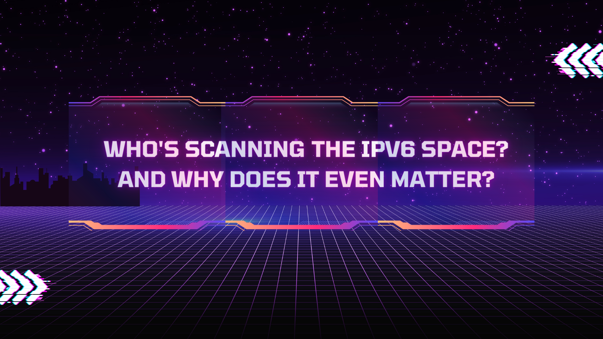 Who's Scanning the IPv6 Space And Why Does It Even Matter