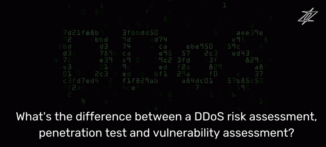 What's the difference between a DDoS risk assessment, penetration test and vulnerability assessment